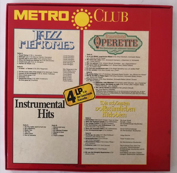 Metro Club 4 LPs